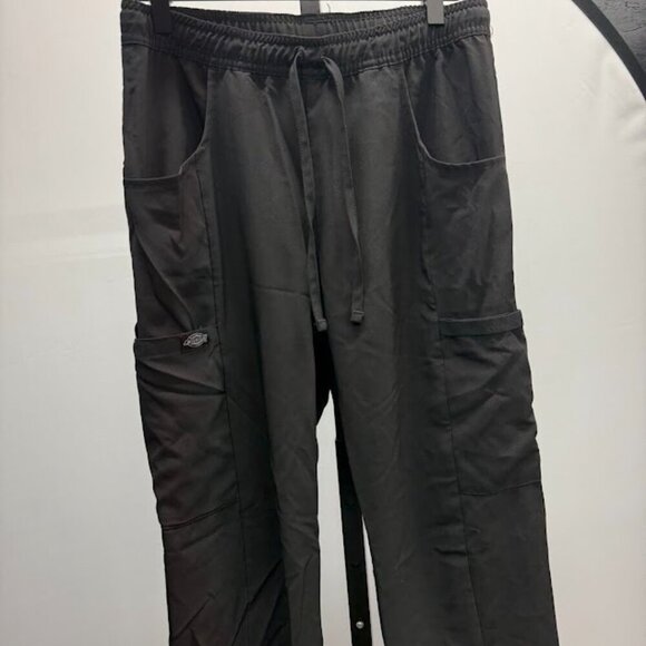 Dickies Black Scrub Bottoms Bundle of 3 - Picture 3 of 5